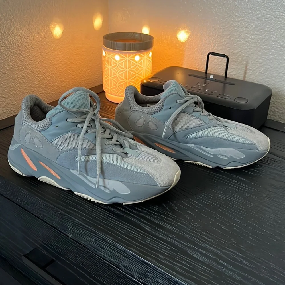 Yeezy ortholite in Inertia blue Size 9.5 in mens